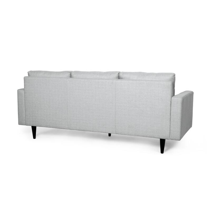 Contemporary Tufted 3-Seater Sofa with Square Arms