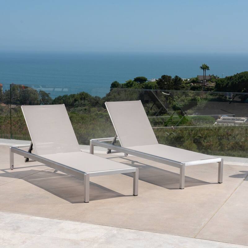 Cape Coral Kd Chaise Lounge (Mp2) - Grey