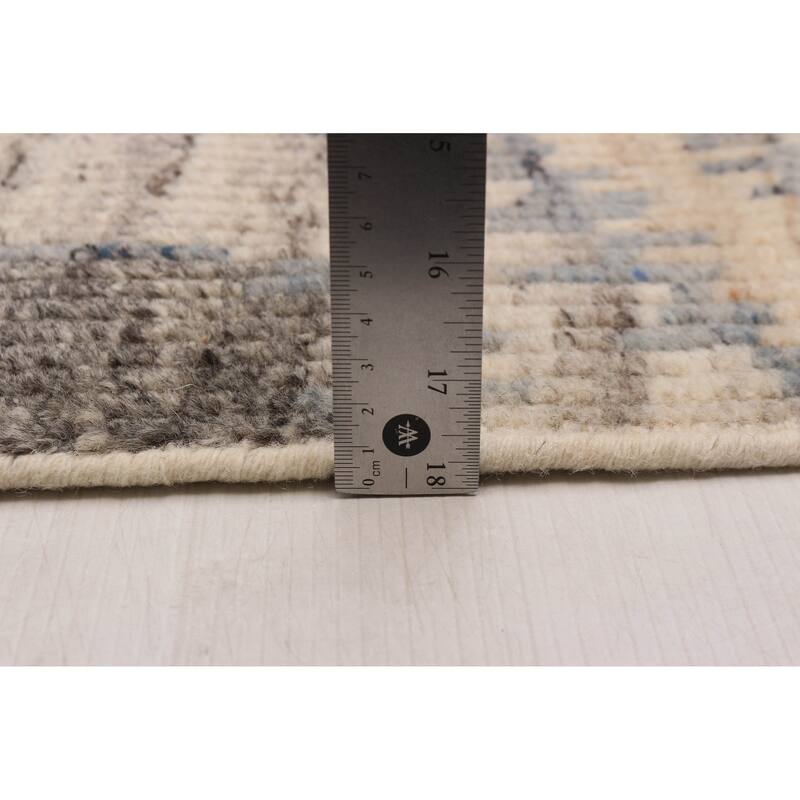ECARPETGALLERY Hand-knotted Tangier Beige Wool Rug - 7'11 x 9'11