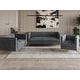 preview thumbnail 1 of 57, Clayfell Weiss Velvet Square Arm Chair/ Loveseat/ Sofa Accent Chair , Loveseat , Sofa - Dark Gray