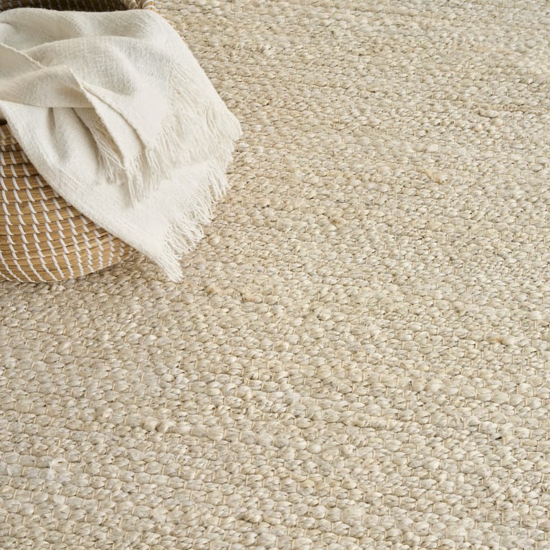 Nourison Natural Jute Indoor only Solid Area Rug