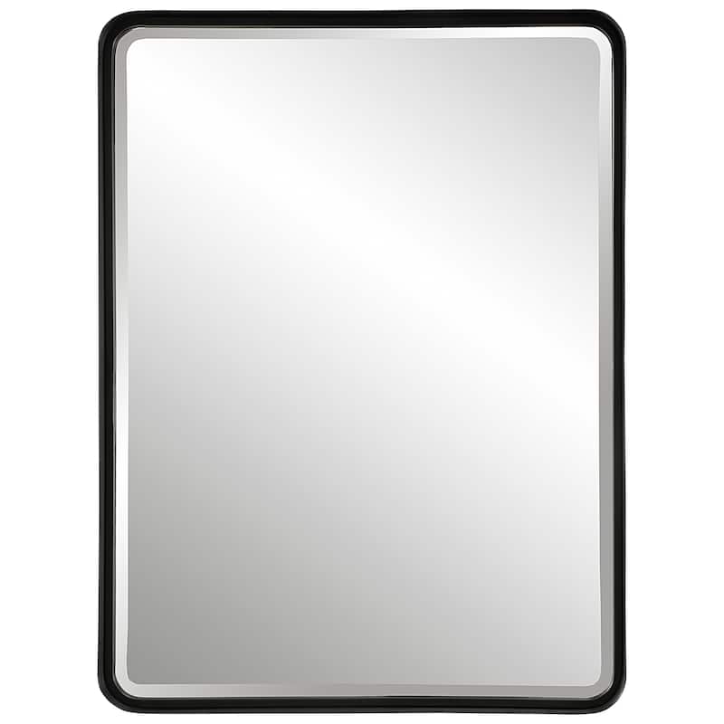 Uttermost Crofton Large Iron Bevel Mirror