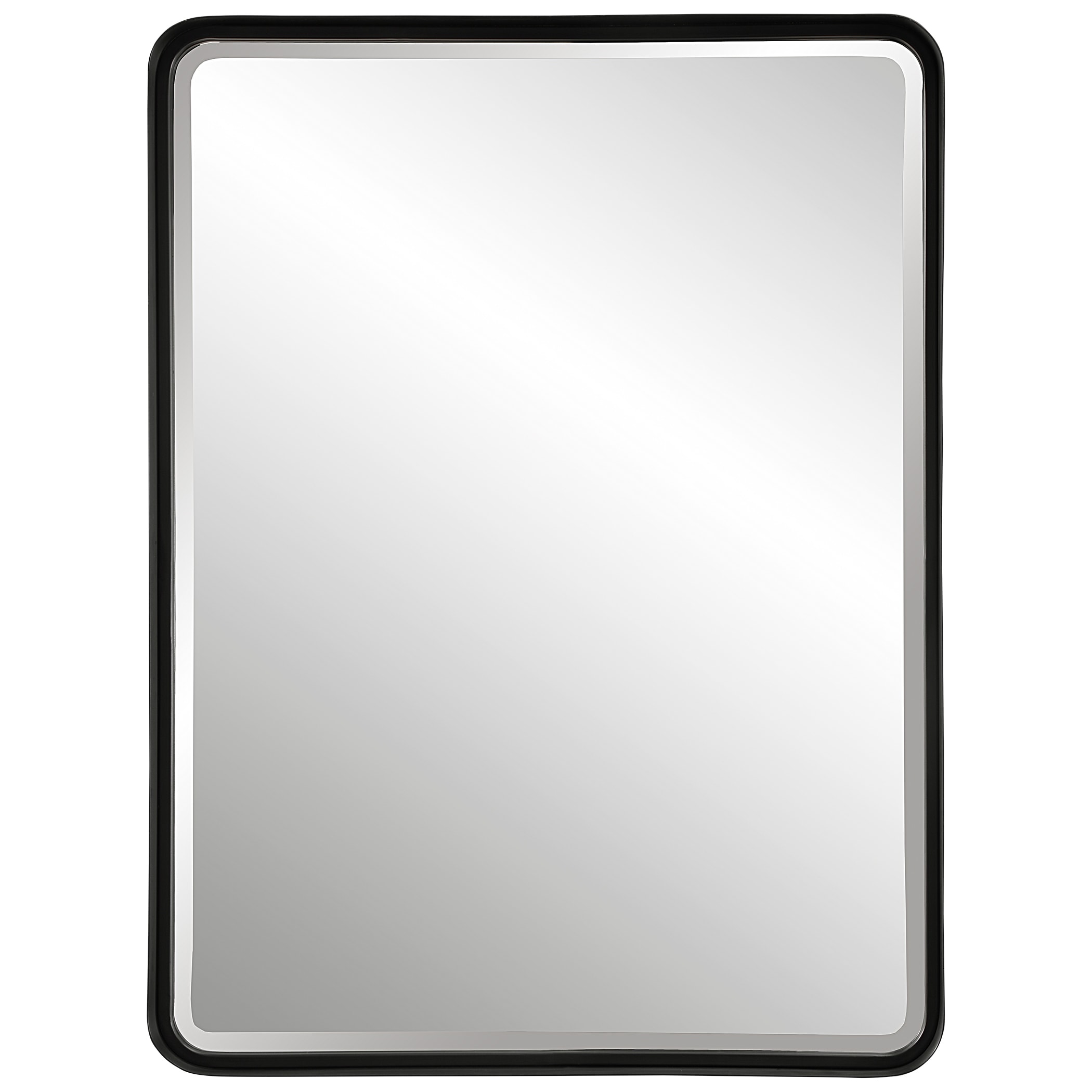 Uttermost Crofton Large Iron Bevel Mirror