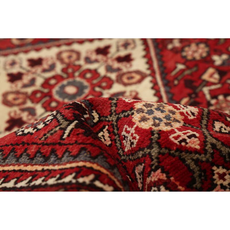 ECARPETGALLERY Hand-knotted Andelz Red Wool Rug - 3'7 x 5'3