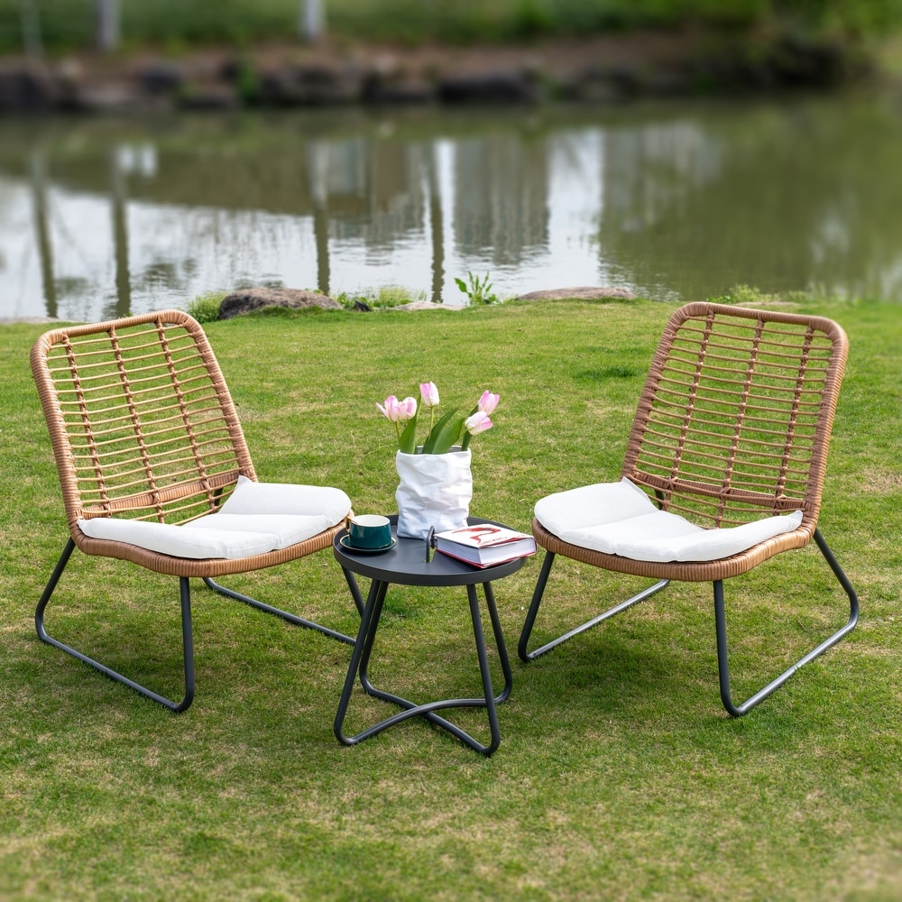 Mid century modern bistro set outlet