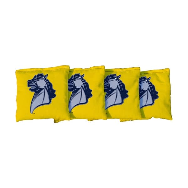 slide 2 of 3, Central Oklahoma Bronchos Cornhole Bags Yellow All-Weather Resin Filled