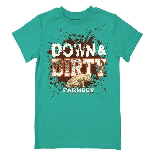 Shop Farm Boy Western Shirt Boys Down And Dirty S S Green