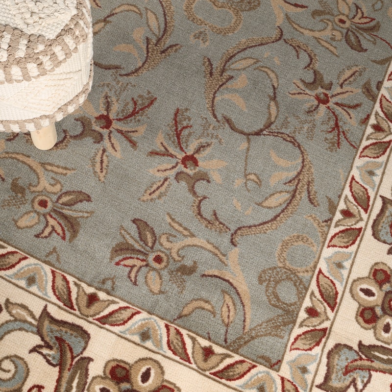 Superior Heritage Traditional Floral Scroll Indoor Area Rug