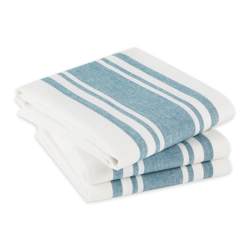 DII Vintage Red Chef Stripe Dishtowel (Set of 3)