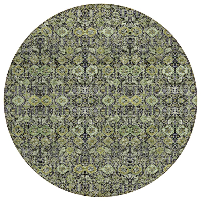 Alrimo Lush Floral Weather Resistant Classic Meets Modern Outdoor Rug