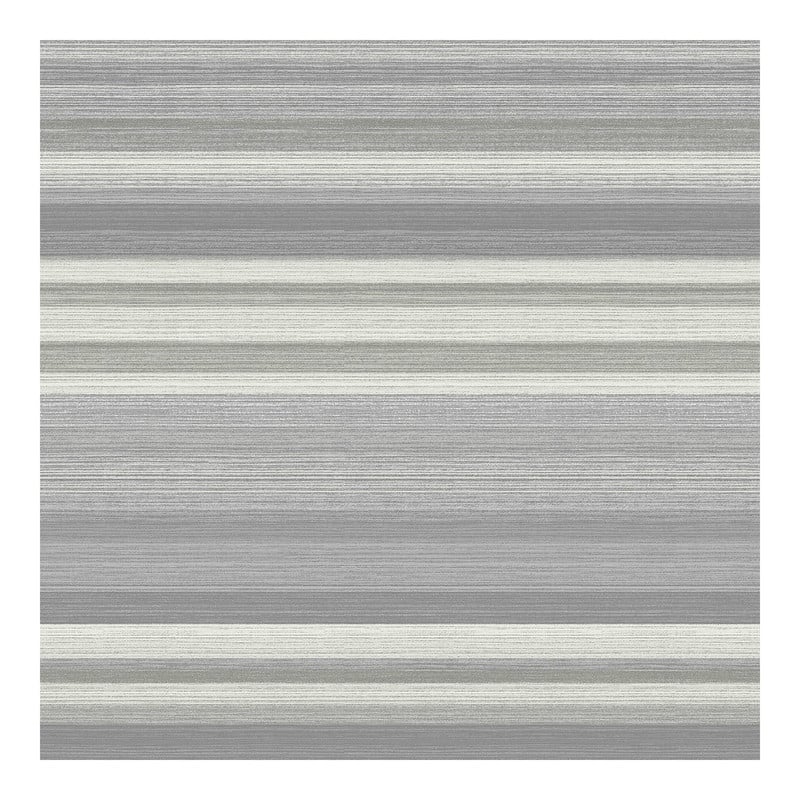 Advantage Corbett Grey Stripe Wallpaper - 20.5 x 396 x 0.025