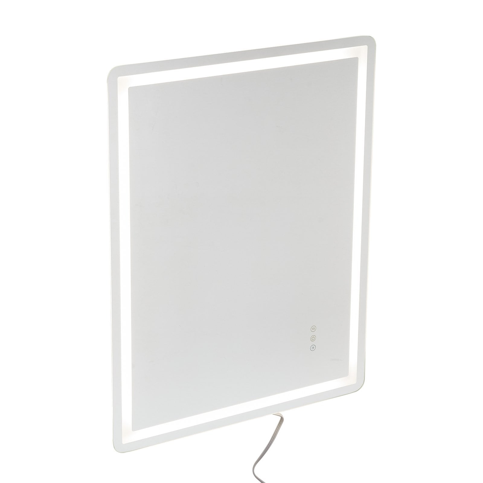 LED Bathroom Mirror Wall Mounted with Anti-Fog & Dimmable Lighting