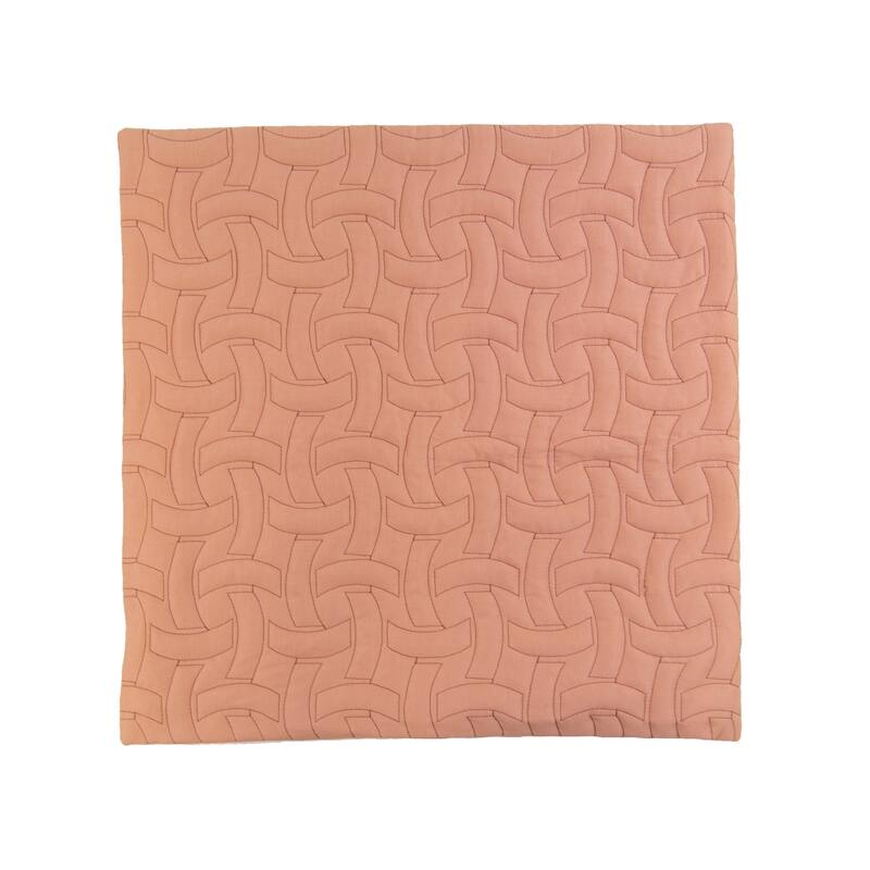 Your Lifestyle by Donna Sharp Journey Peach Polyester Decorative Pillow Cover