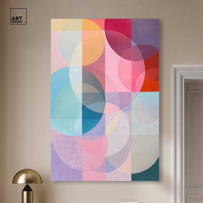 Oneiric Circles IV Canvas by Art Remedy, Gallery Wrapped