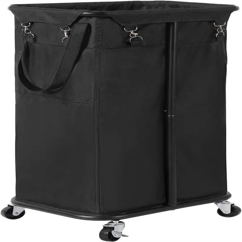 100L Rolling Laundry Hamper with Wheels - 16.5"L x 12.6"W x 31.9"H