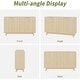 preview thumbnail 3 of 11, Modern Wood Buffet Cabinet with Storage, 2/4 Doors & Adjustable Shelves, Versatile Sideboard