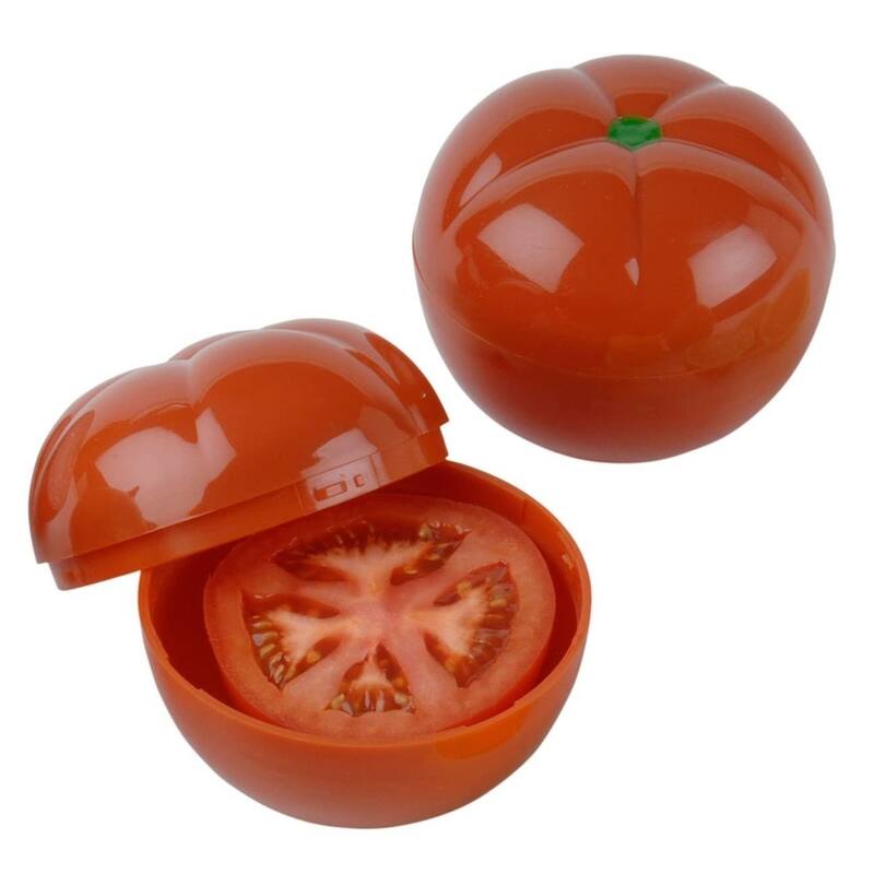 Hutzler Tomato Saver Keeper Storage Container - Keeps Fresh Longer - Red
