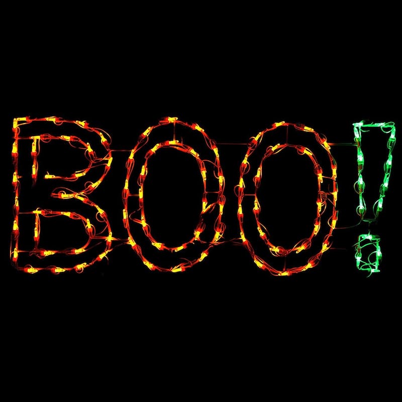 LED Halloween Sign Little BOO 36in
