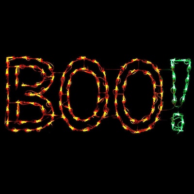LED Halloween Sign Little BOO 36in