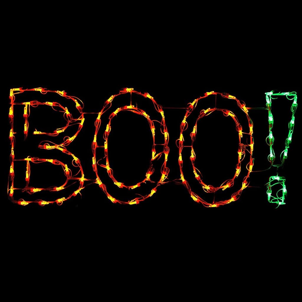 LED Halloween Sign Little BOO 36in