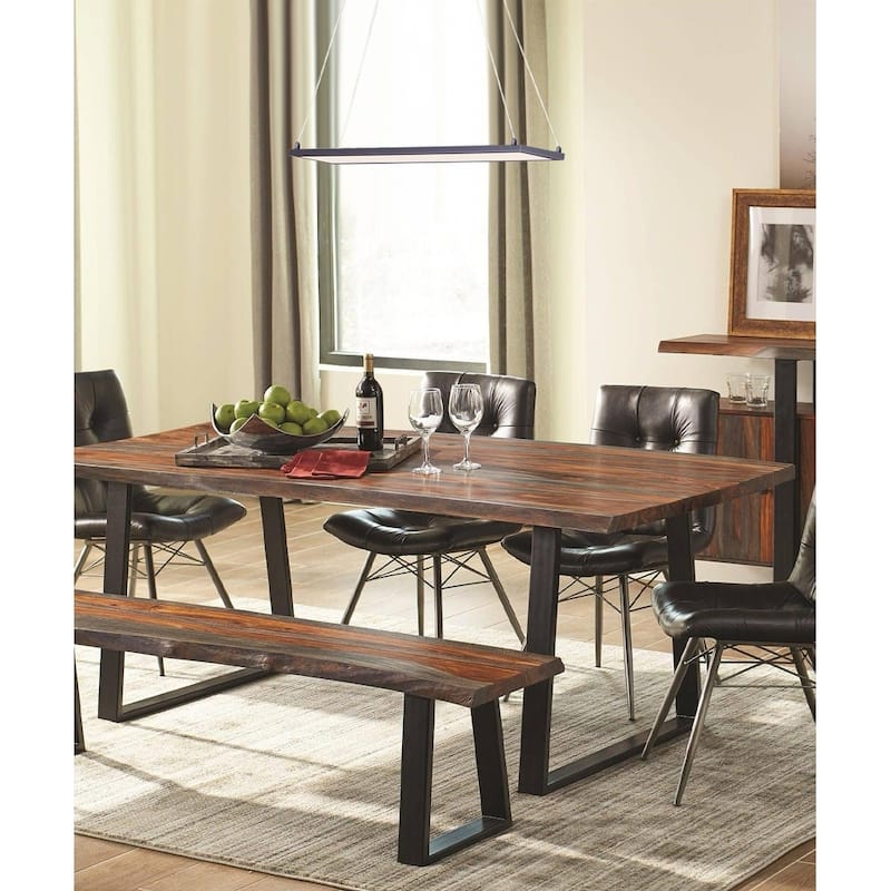 Wafer 24"L 1-Light LED Island Light Fixture Bronze Finish by Maxim