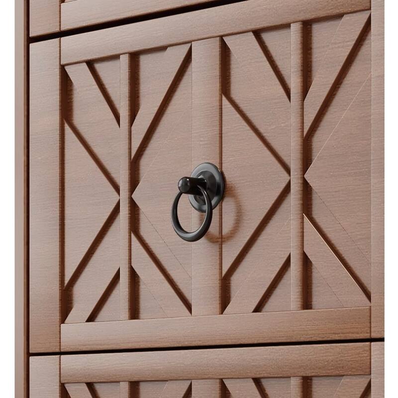 Versatile End Table with Multiple Storage Options and Stylish Design