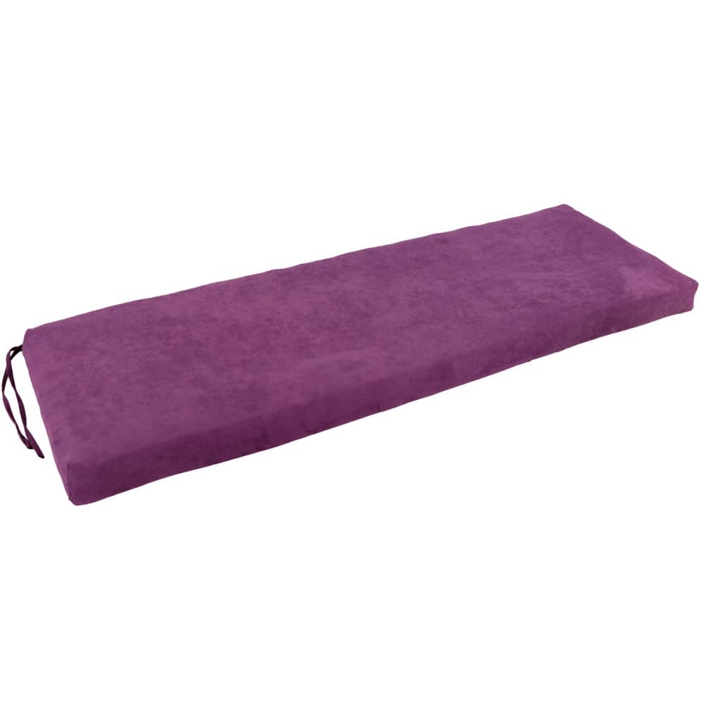 Microsuede Indoor Bench Cushion (48-, 51-, or 54-inches wide)