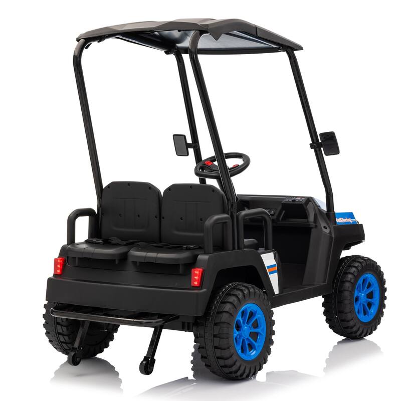24V Xl Kids Electric Ride-On Truck W/Rc - Spacious 20in Wide Seat, Removable Sunshade, Dual-Motor Drive,Recommended Age: 3-8