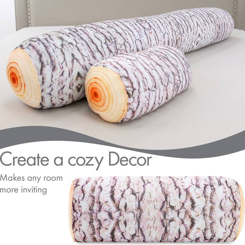 Log Cover Only - Body Pillowcase - Spandex/Nylon Blend for Silky Touch
