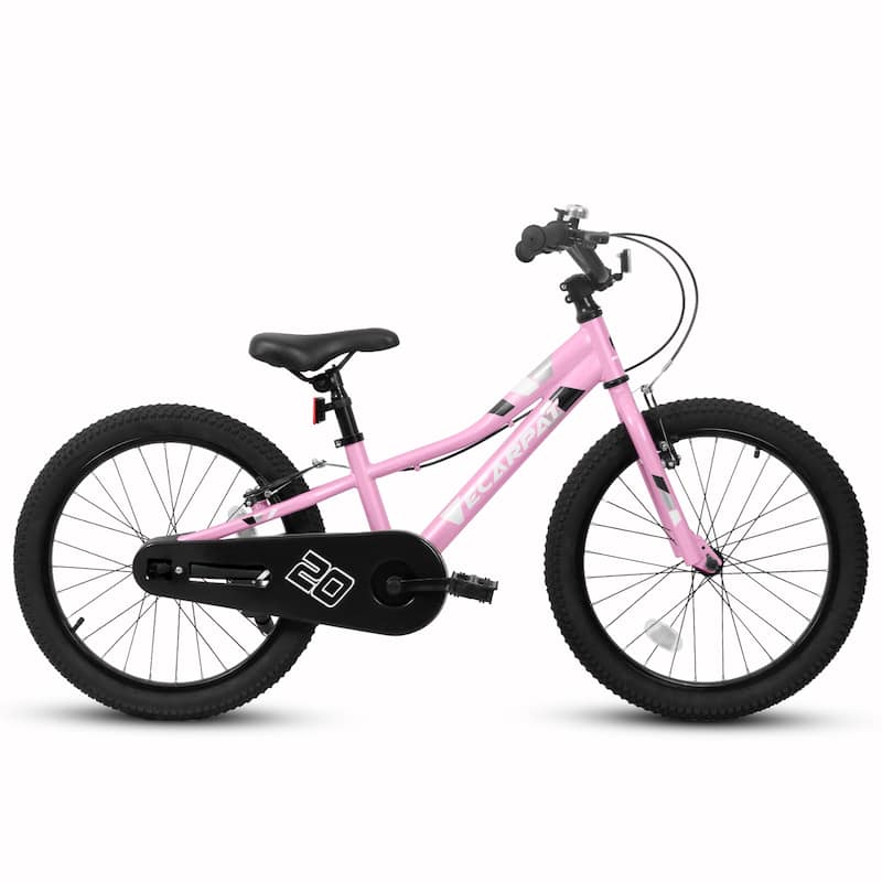 Kids' Bike 20 Inch Wheels, 1-Speed Boys Girls Child Bicycles For 3-5Years, Front V Brake, Rear Holding Brake