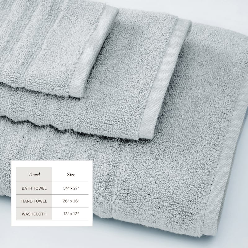 Linery & Co. Combed Cotton Bath Towel Set