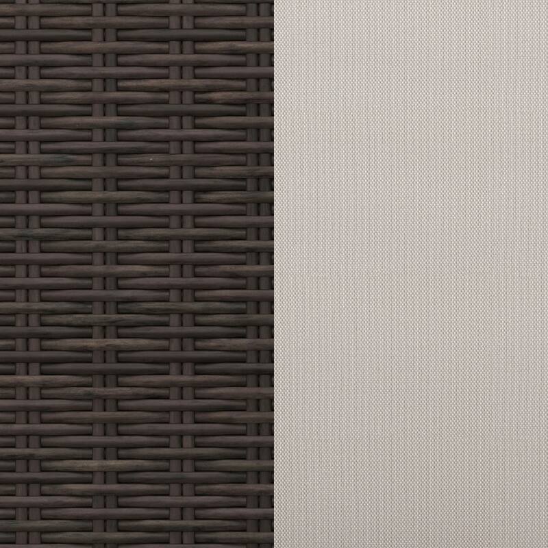 Martha Stewart 4pc Outdoor Rattan Wicker Patio Conversation Set with All-Weather Cushions - 33"W x 32"D x 29.5"H