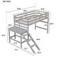 preview thumbnail 19 of 17, Twin Pine Loft Bed with Platform & Ladder