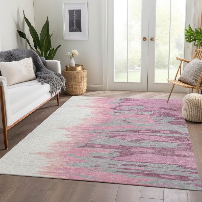 Premium Washable Super Soft Modern Ombre Mayfield Rug