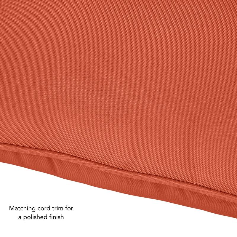 Outdoor Rust 2-Piece Premium Deep Seat Cushion Set (Cushions Only)