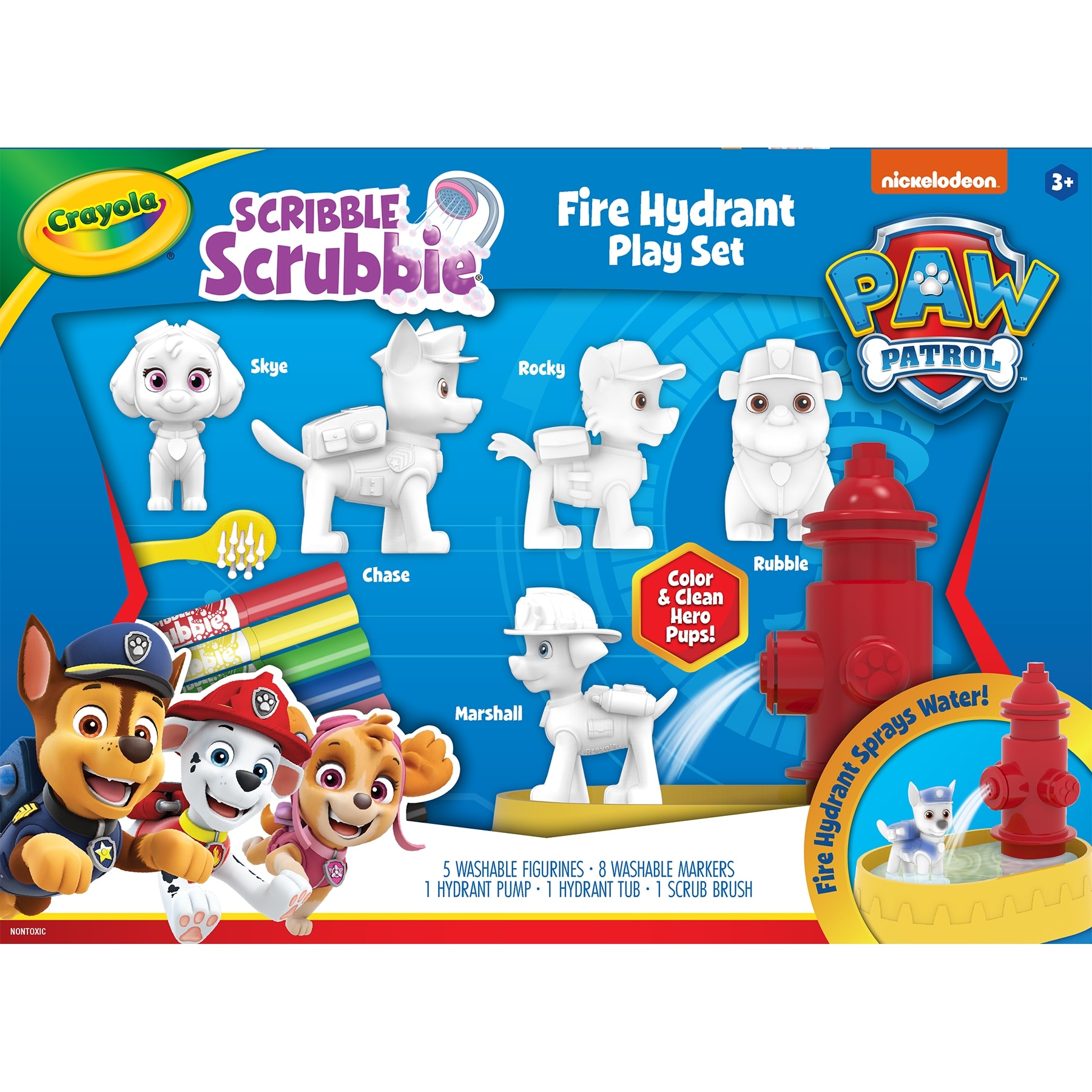 Crayola Scribble Scrubbie Paw Patrol Fire Hydrant Playset