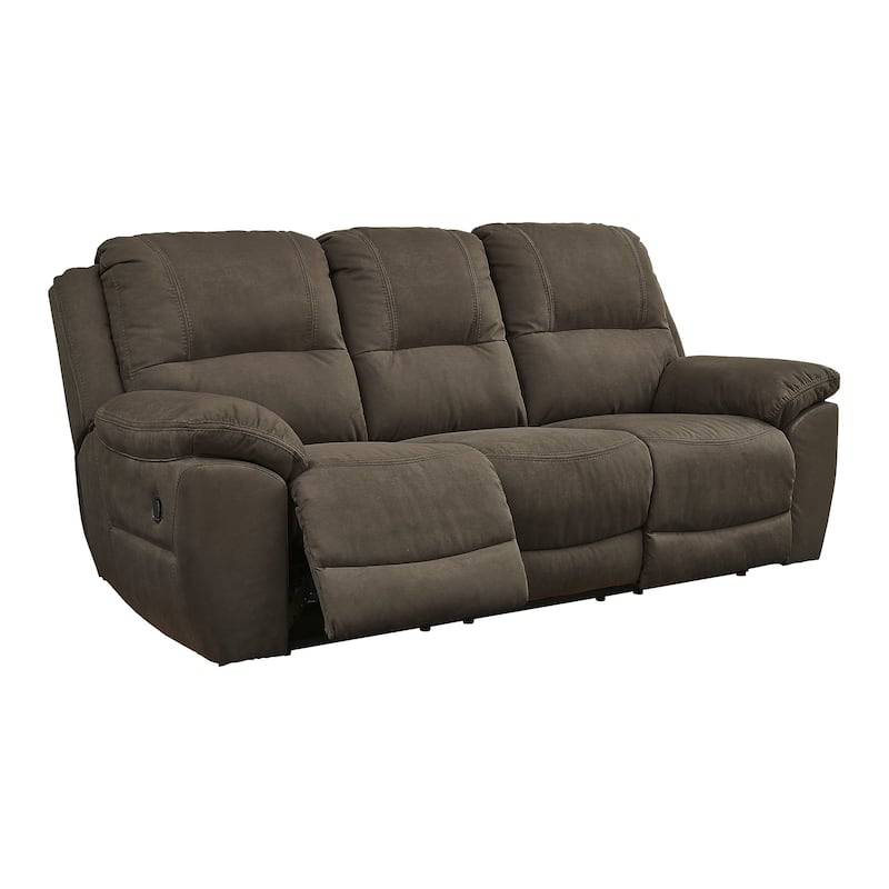 Signature Design by Ashley Next-Gen Gaucho Espresso Reclining Sofa - 91"W x 41"D x 43"H