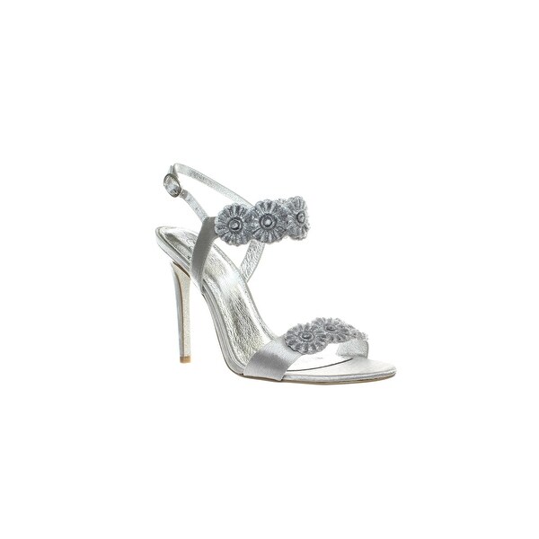 silver sandals size 8