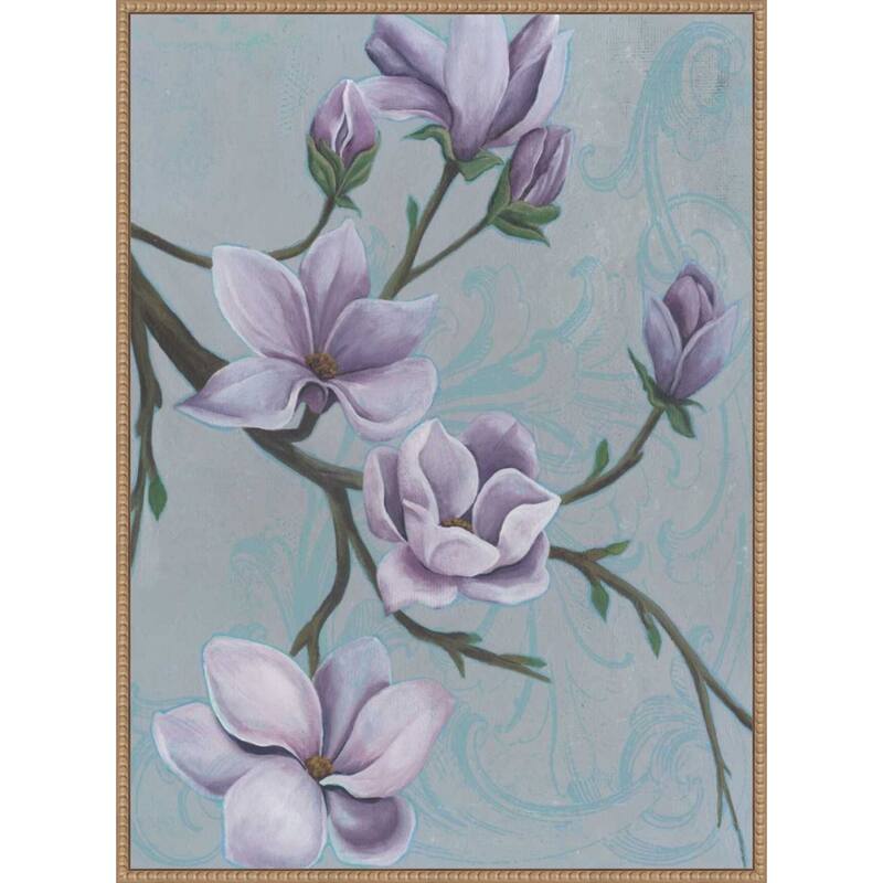 Branches of Magnolia No. 2 by Grace Popp Framed Canvas Wall Art Print