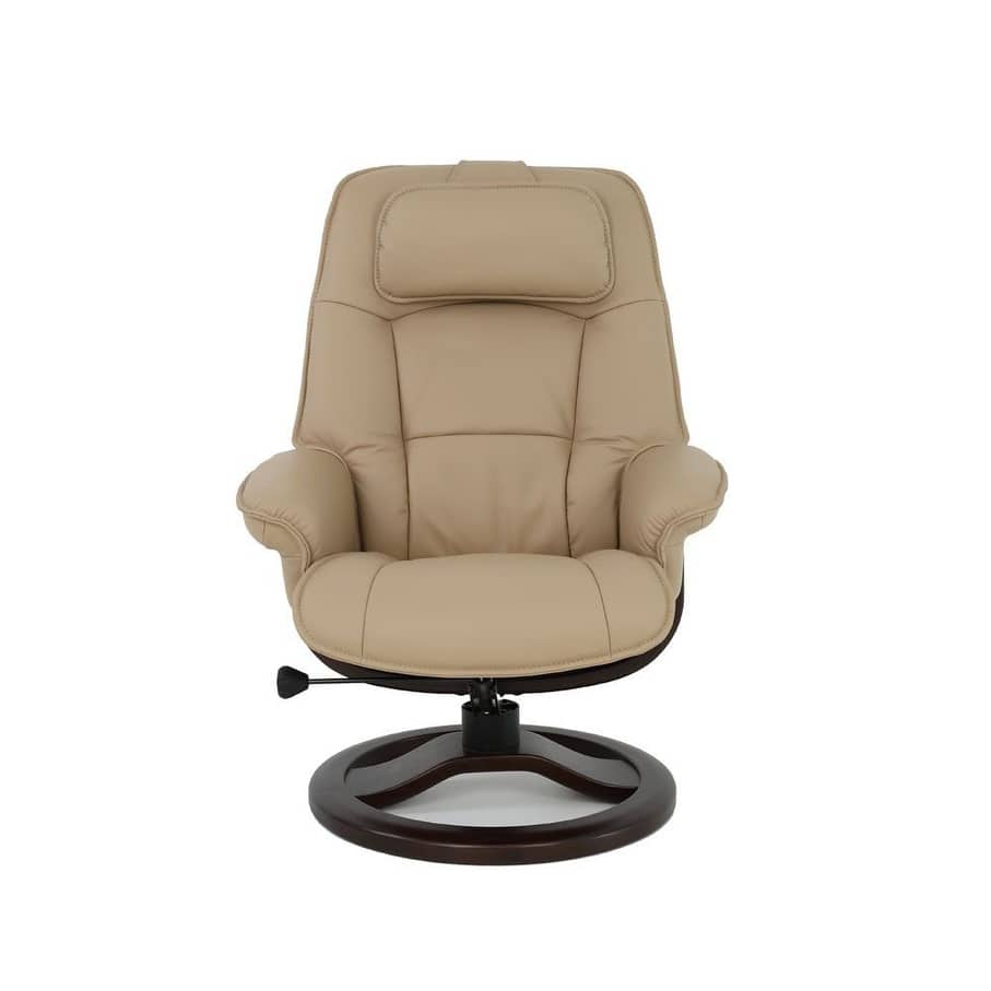 Fjords Admiral R Leather Recliner and Ottoman