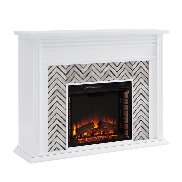 Southern Enterprises Ithaca 60.25 in. W Faux Stacked Stone