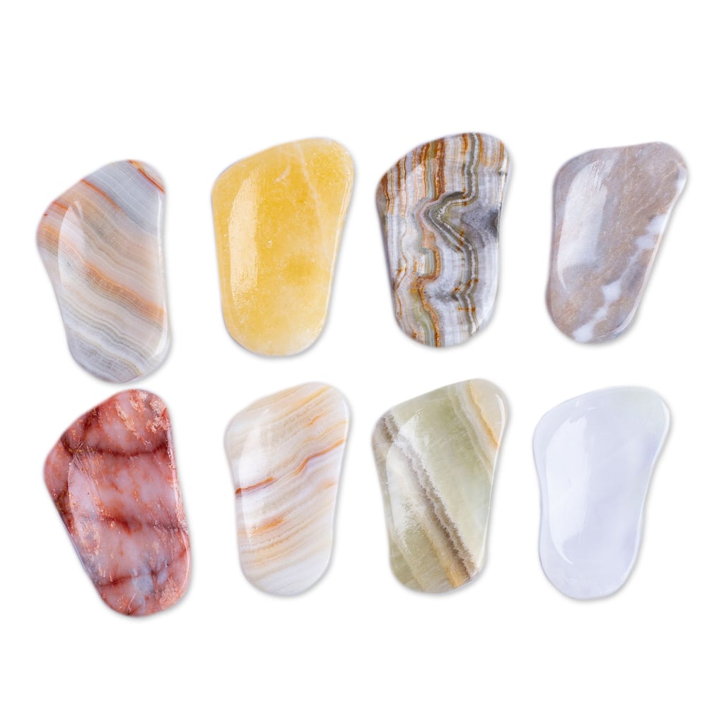 Novica Handmade Gentle Caress Stress-Relieving Stones (Set Of 2)