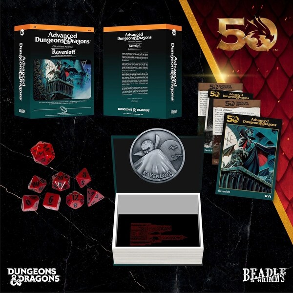 Dungeons & Dragons Classic Module Dice Set: Ravenloft - Bed Bath