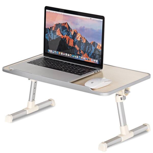 Shop Costway Portable Lap Desk Folding Laptop Computer Table