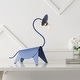 preview thumbnail 4 of 6, Alexia 16" Modern Industrial Iron Brachiosaurus LED Kids' Lamp, Blue by JONATHAN Y