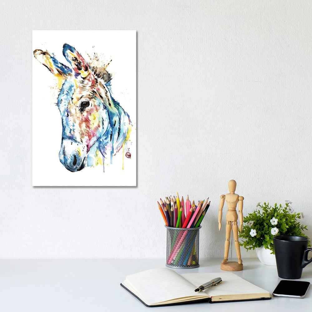 iCanvas "Donkey" by Lisa Whitehouse Canvas Print