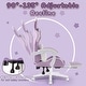 preview thumbnail 7 of 46, BOSSIN Gaming Chair with Cat Ears and Cat Paw Cushion Pillow,Cute Kawaii Reclining Computer Chair for Girl with Footrest