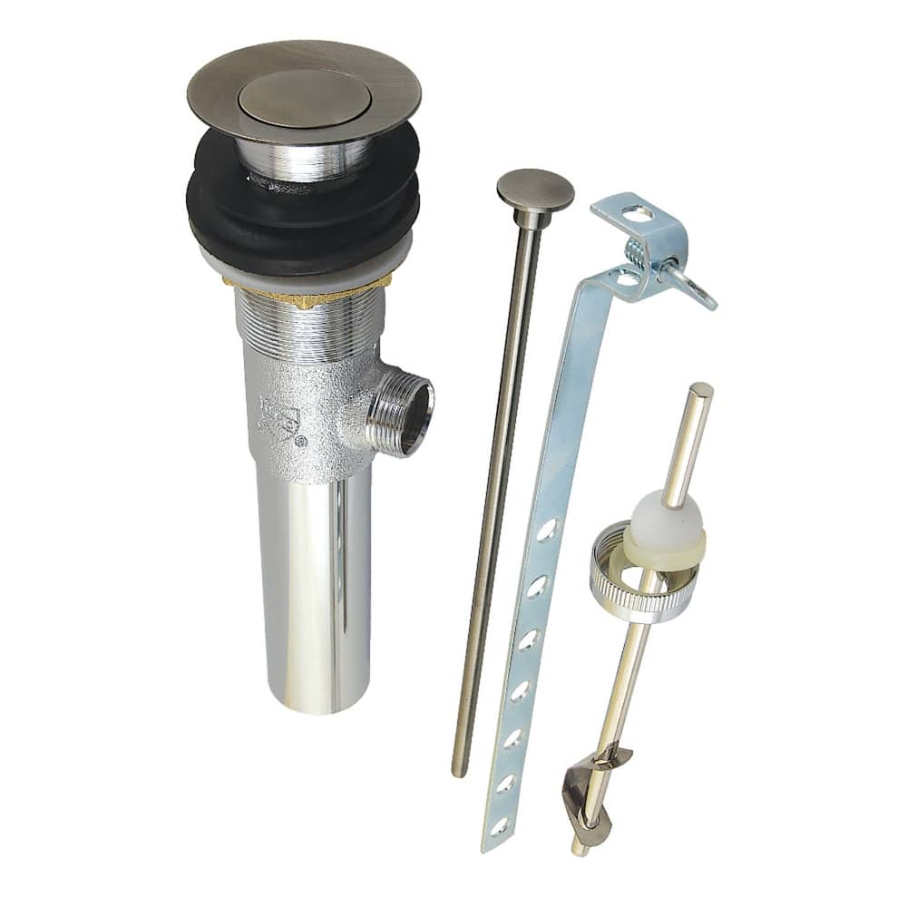 Columbia Brass Pop-Up Drain with Overflow