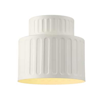 Globe Electric 91009617 Nora 8" Wide Flush Mount Drum Ceiling Fixture
