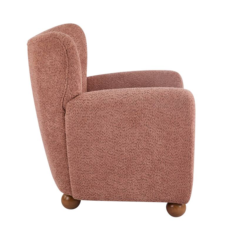 Christopher Knight Home - Eulalia Wingback Boucle Armchair